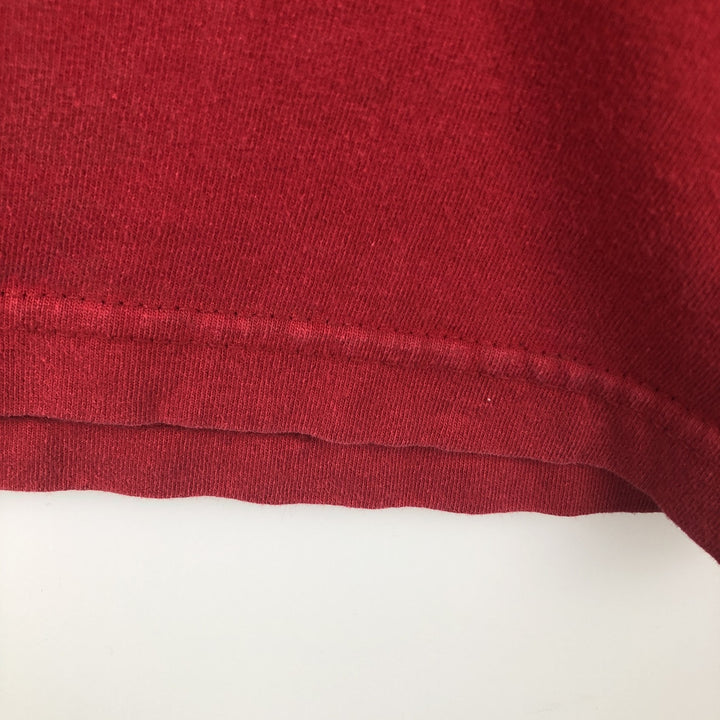 OLD TOME SPORTS NHL DETROIT RED WINGS Long-Sleeve T-Shirt (Men's Size L) cotton red type Vintage Second Hand