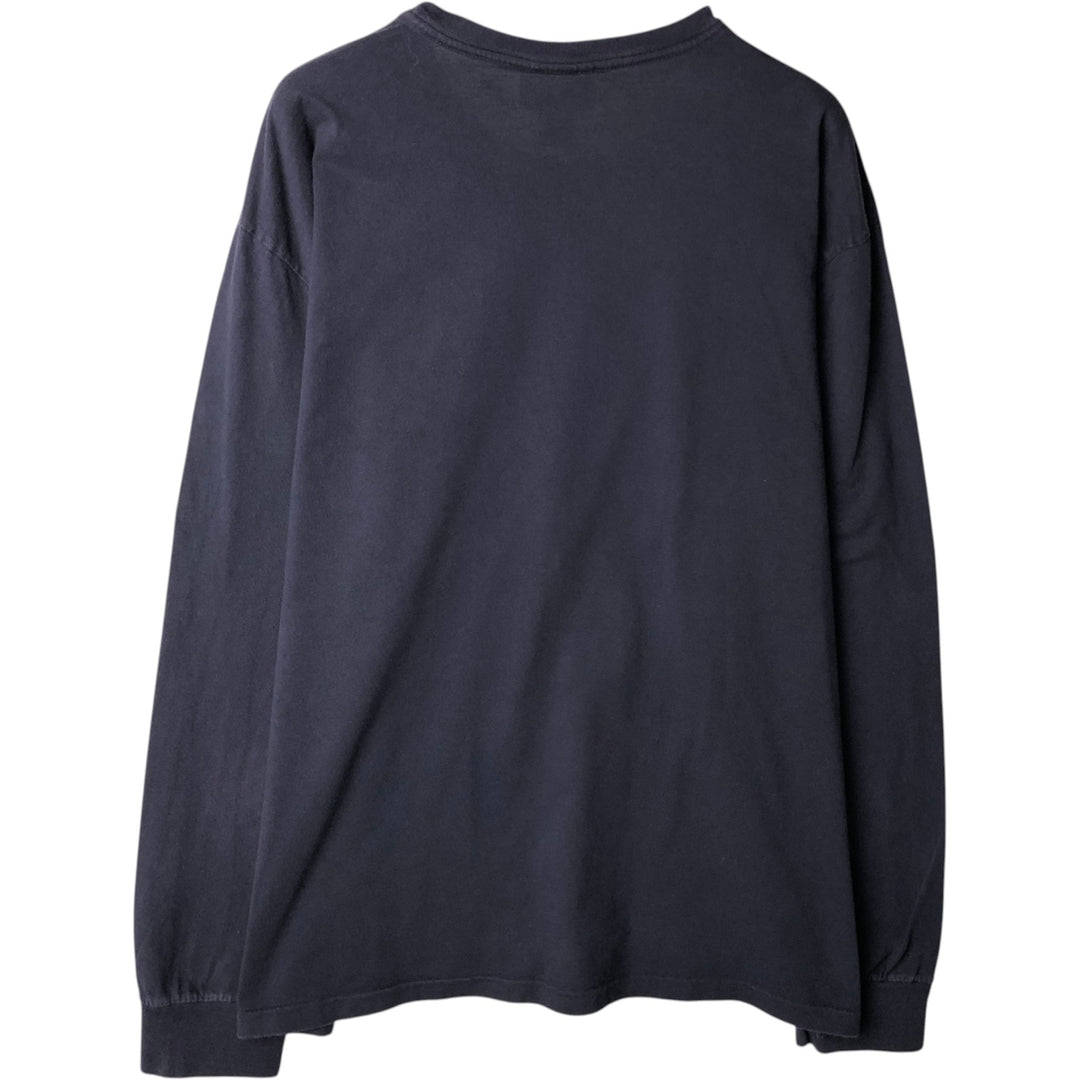 Ralph Lauren POLO by Ralph Lauren long-sleeved T-shirt, men's size L cotton navy blue type Vintage Second Hand