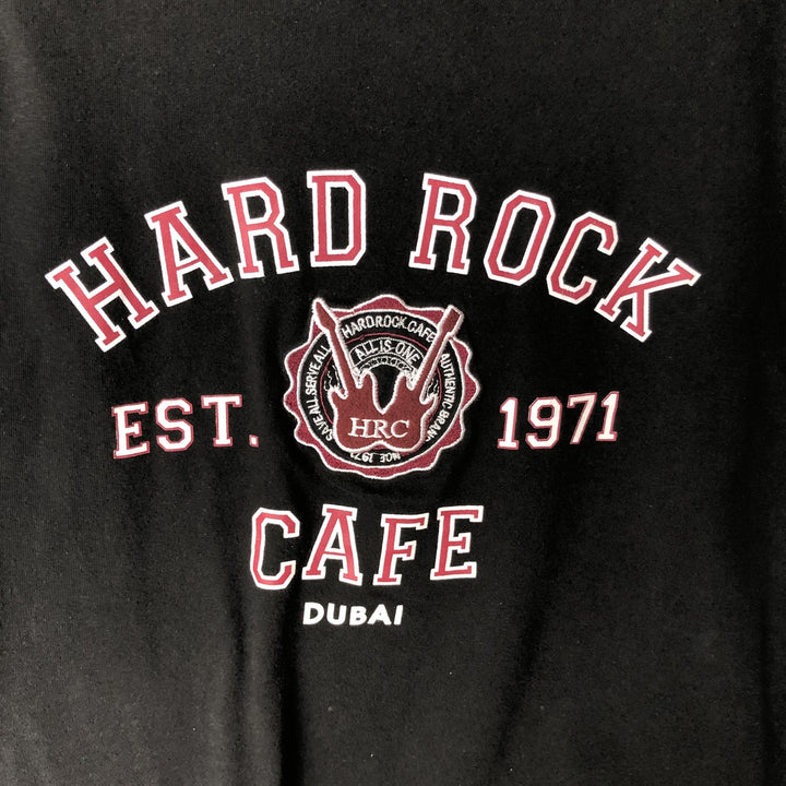 HARD ROCK CAFE Advertising Long-Sleeve T-Shirt, Men's Size L (Equivalent), Vintage cotton black type Vintage Second Hand