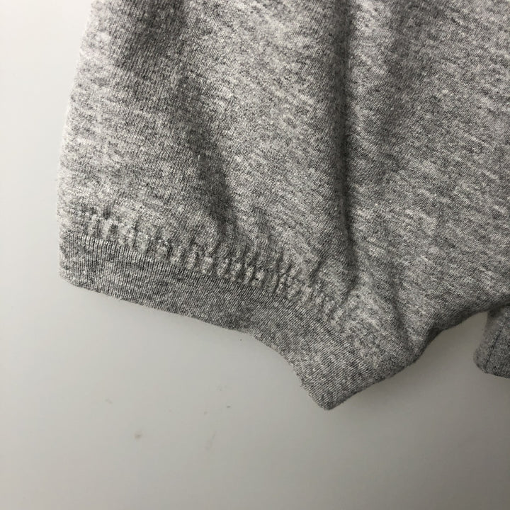 2000'S Reebok Long-Sleeve T-Shirt, Made in Canada, Men's Size L (approx.) cotton gray type Vintage Second Hand