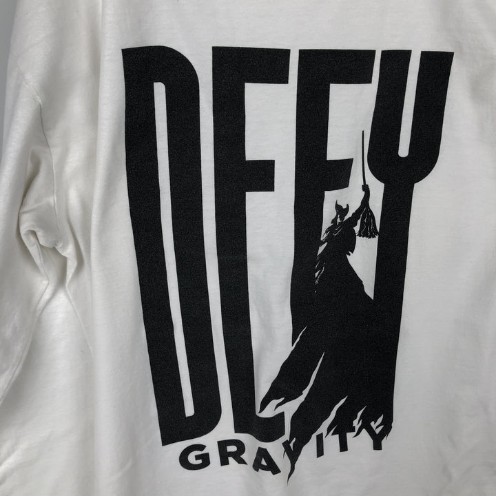 WICKED Movie Long-Sleeve T-Shirt (Men's Size L) cotton white type Vintage Second Hand