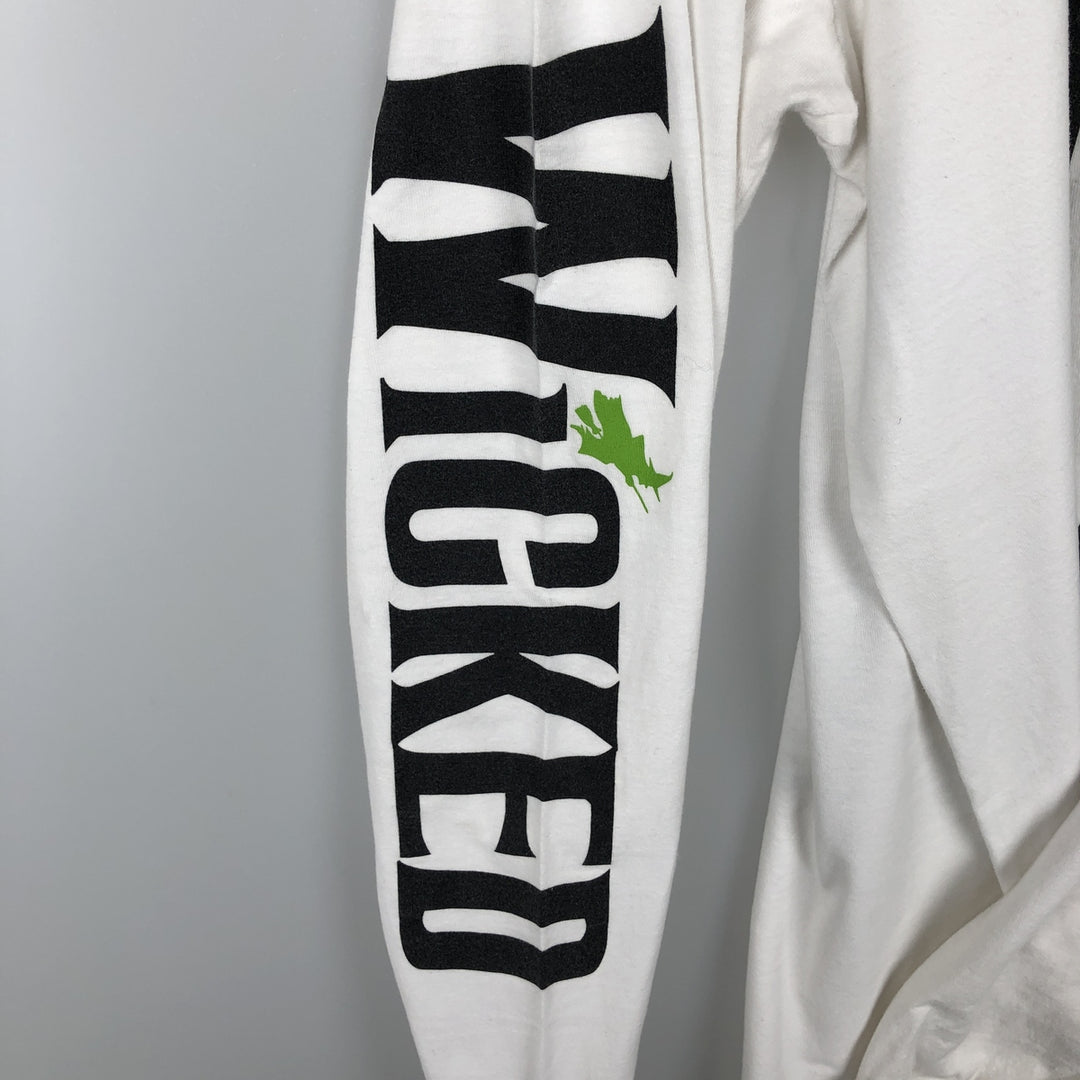 WICKED Movie Long-Sleeve T-Shirt (Men's Size L) cotton white type Vintage Second Hand
