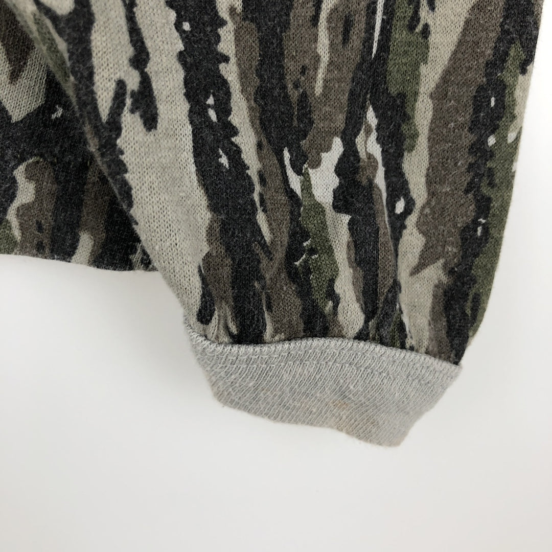 90'S Realtree Camo Long-Sleeve T-Shirt, Made in USA, Men's Size M (Equivalent), Vintage polyester brown type Vintage Second Hand