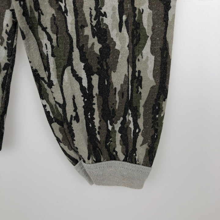 90'S Realtree Camo Long-Sleeve T-Shirt, Made in USA, Men's Size M (Equivalent), Vintage polyester brown type Vintage Second Hand