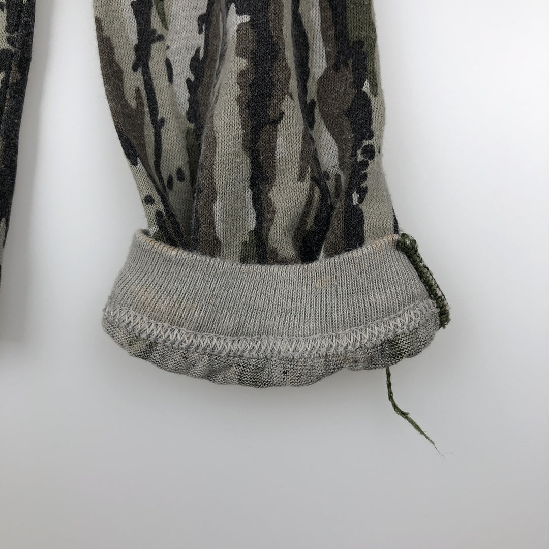 90'S Realtree Camo Long-Sleeve T-Shirt, Made in USA, Men's Size M (Equivalent), Vintage polyester brown type Vintage Second Hand