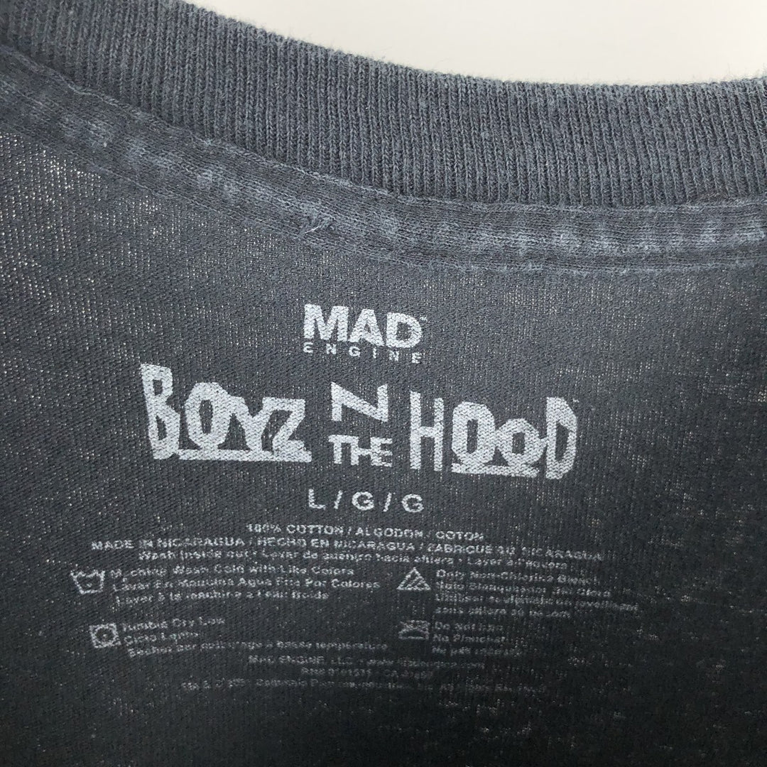 Boyz n the Hood Movie Long-Sleeve T-Shirt (Men's Size L) cotton black type Vintage Second Hand