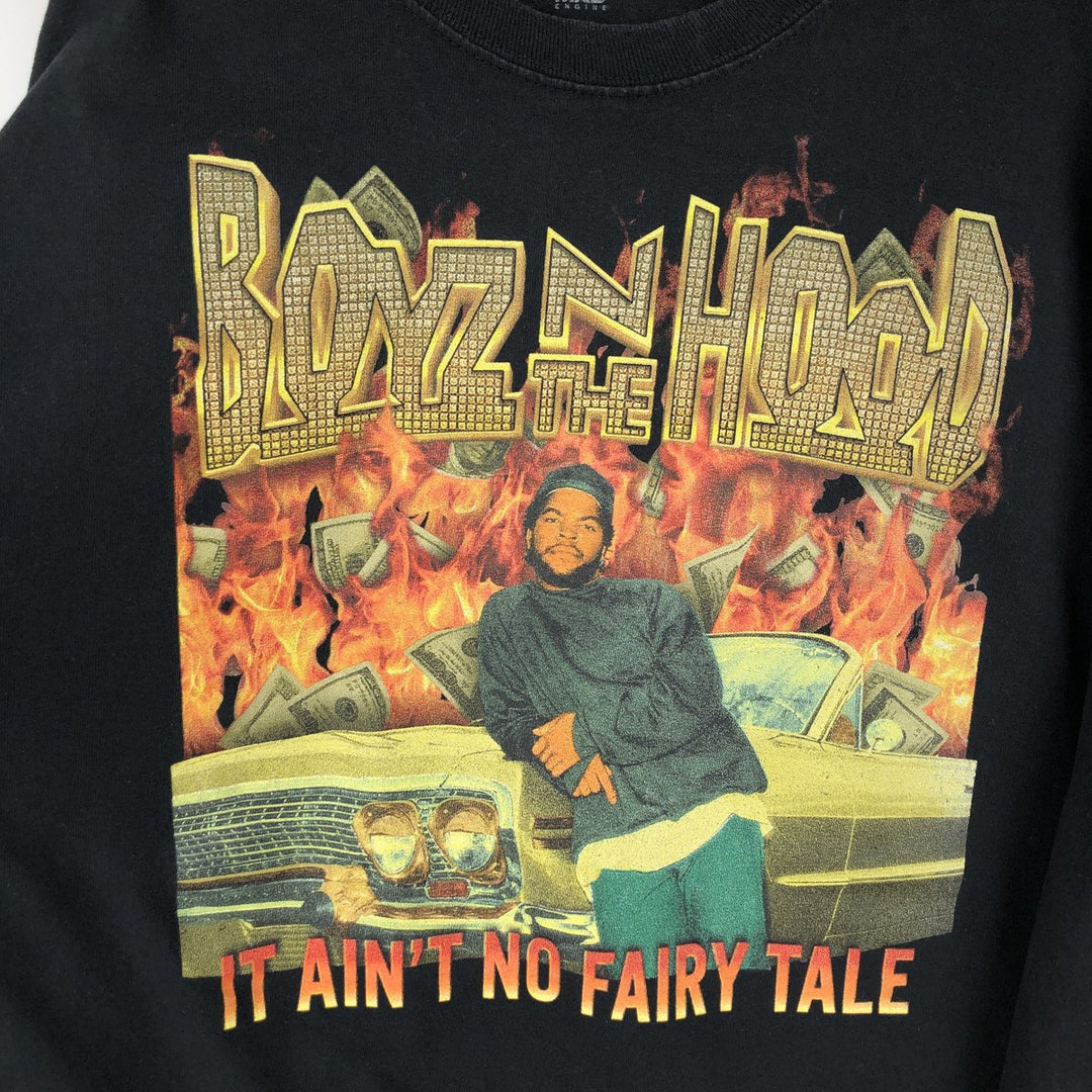 Boyz n the Hood Movie Long-Sleeve T-Shirt (Men's Size L) cotton black type Vintage Second Hand