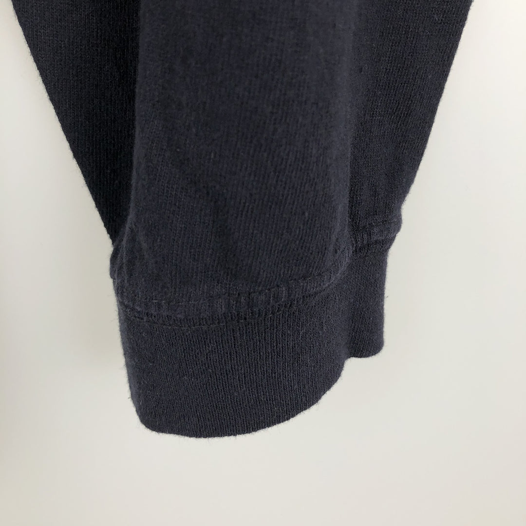 90'S Calvin Klein Jeans Long-Sleeve T-Shirt, Made in USA, Men's Size L (Equivalent), Vintage cotton navy blue type Vintage Second Hand