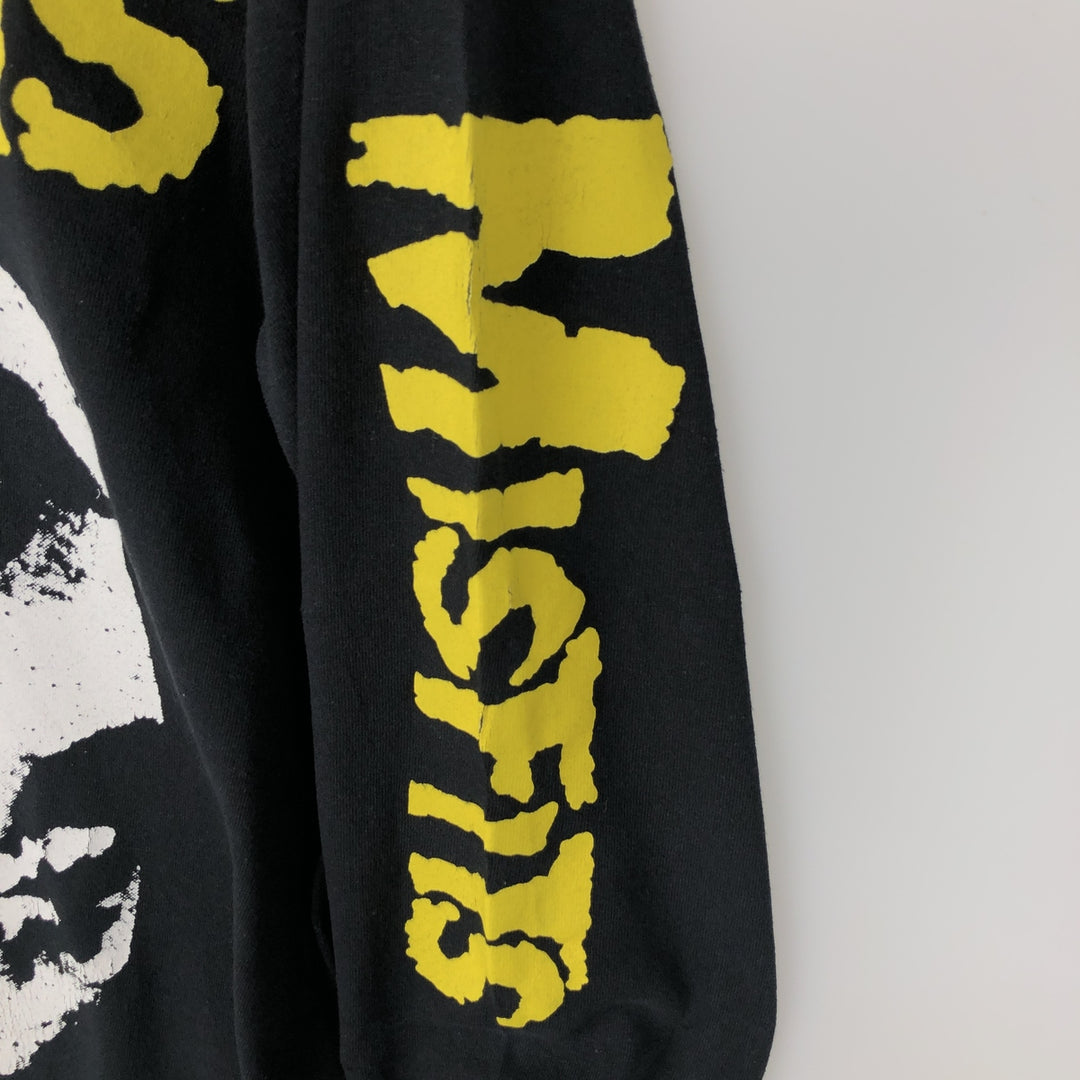 MISFITS Long-Sleeve Band T-Shirt (Men's Size S) cotton black type Vintage Second Hand