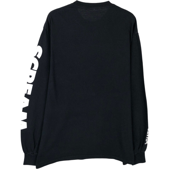 SCREAM Movie Long-Sleeve T-Shirt (Men's Size M) cotton black type Vintage Second Hand