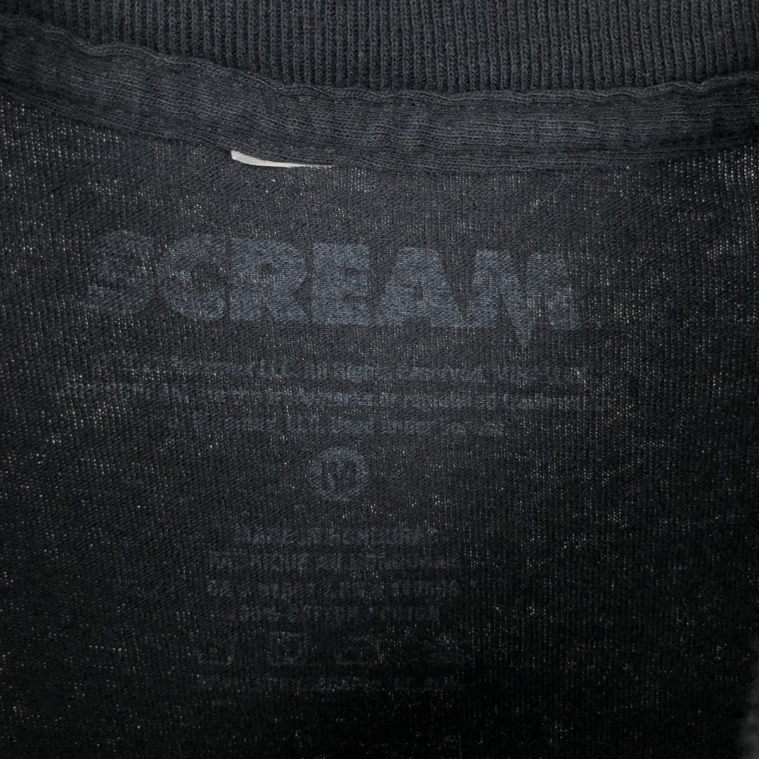 SCREAM Movie Long-Sleeve T-Shirt (Men's Size M) cotton black type Vintage Second Hand