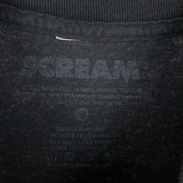 SCREAM Movie Long-Sleeve T-Shirt (Men's Size M) cotton black type Vintage Second Hand