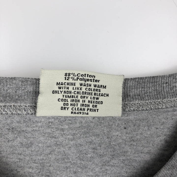 2000'S GEAR SUBWAY SERIES Long-Sleeve T-Shirt (Men's Size L) cotton gray type Vintage Second Hand