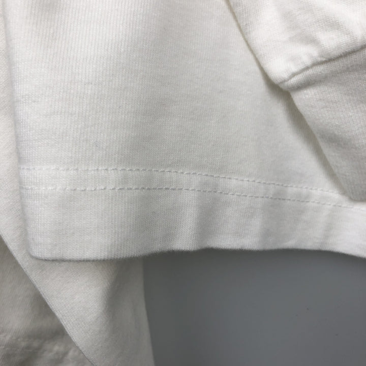 90s-era THE COTTON EXCHANGE IOWA University of Iowa College Long-Sleeve T-Shirt, Made in USA, Men's XL equivalent, Vintage cotton white type Vintage Second Hand