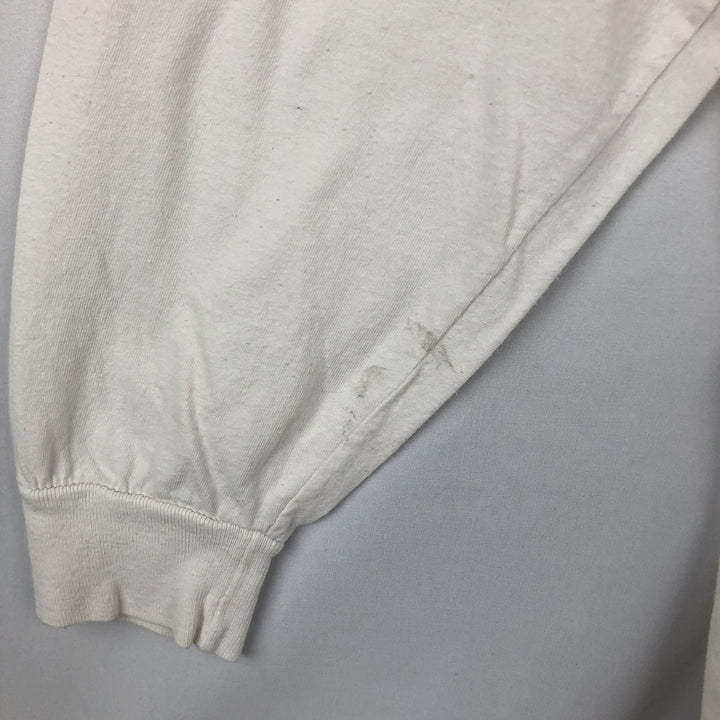 GRATEFUL DEAD DEAD BEAR Long-Sleeve Band T-Shirt (Men's XL equivalent) cotton white type Vintage Second Hand