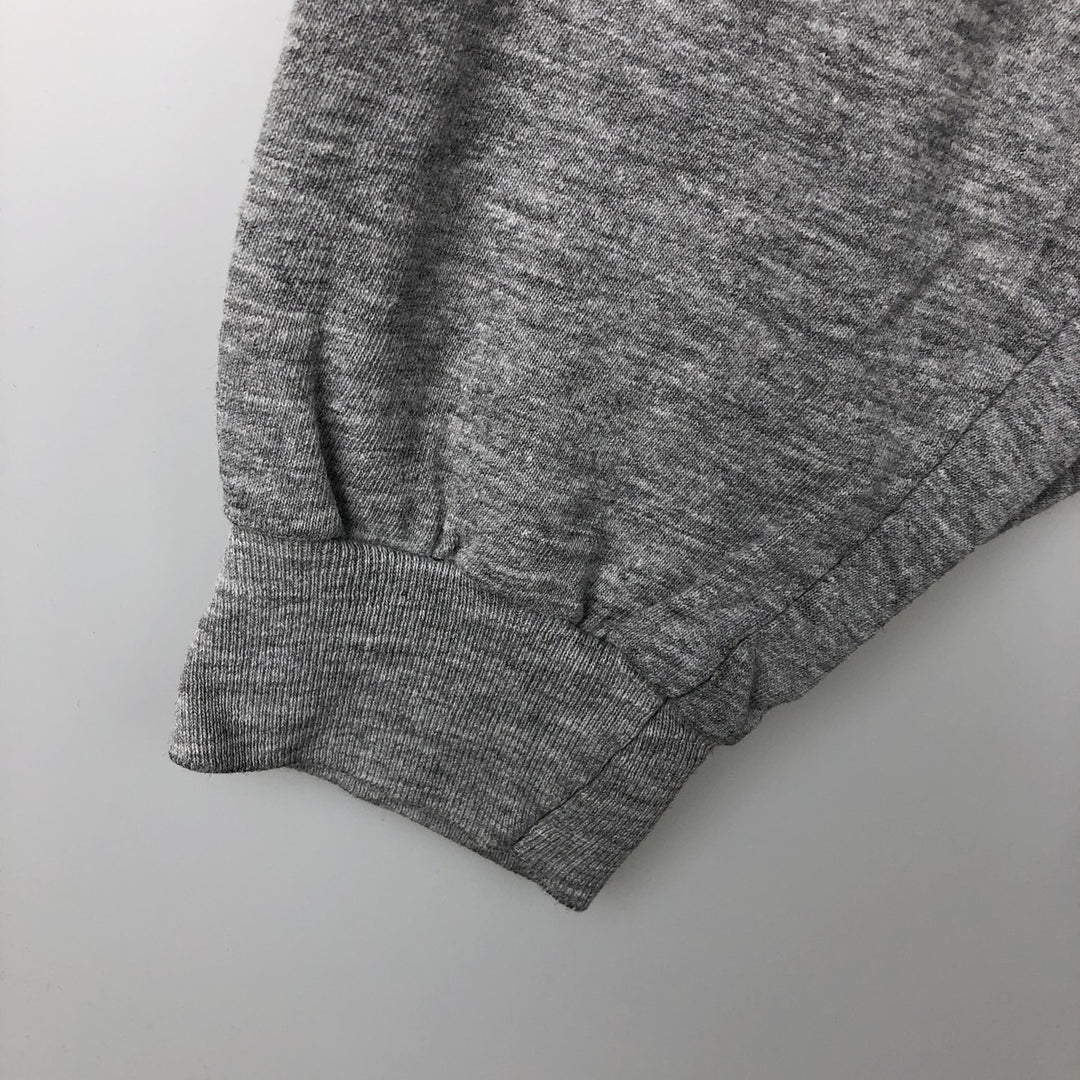 2000'S Hanes BEEFY-T College Long-Sleeve T-Shirt (Men's XL equivalent) cotton gray type Vintage Second Hand