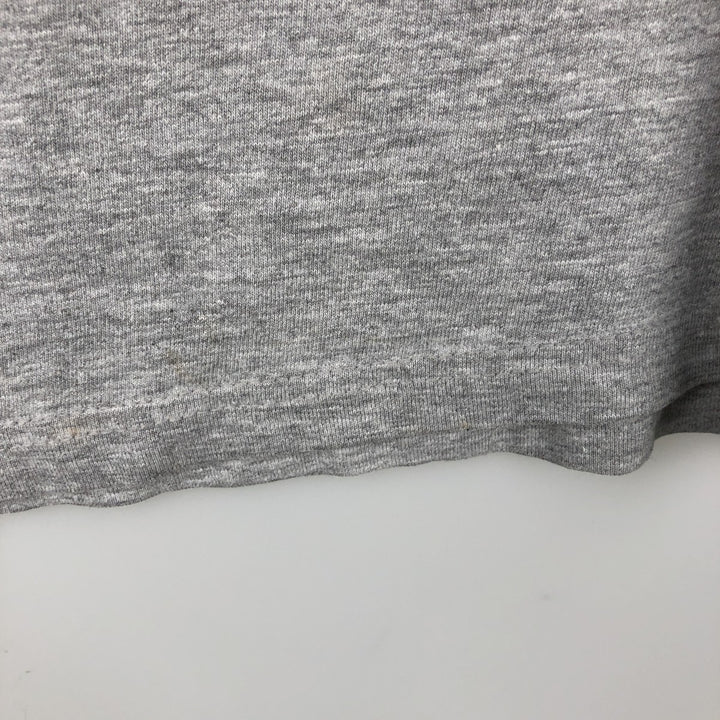 2000'S Hanes BEEFY-T College Long-Sleeve T-Shirt (Men's XL equivalent) cotton gray type Vintage Second Hand
