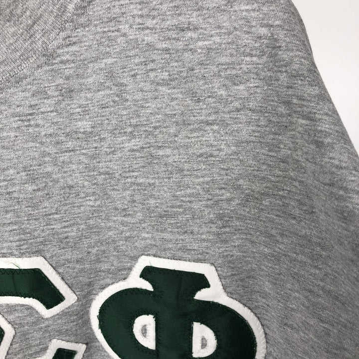 2000'S Hanes BEEFY-T College Long-Sleeve T-Shirt (Men's XL equivalent) cotton gray type Vintage Second Hand