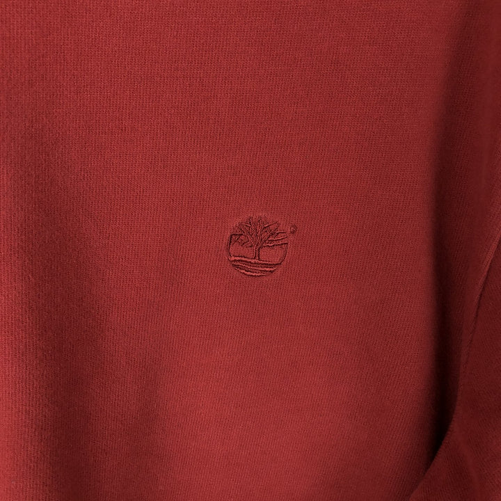 90s-00'S Timberland V-neck Long-sleeve T-shirt, Men's Size M (approx.), Vintage cotton red type reddish brown Vintage Second Hand