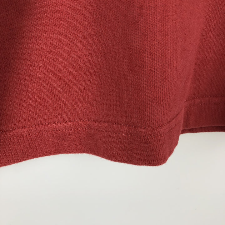 90s-00'S Timberland V-neck Long-sleeve T-shirt, Men's Size M (approx.), Vintage cotton red type reddish brown Vintage Second Hand