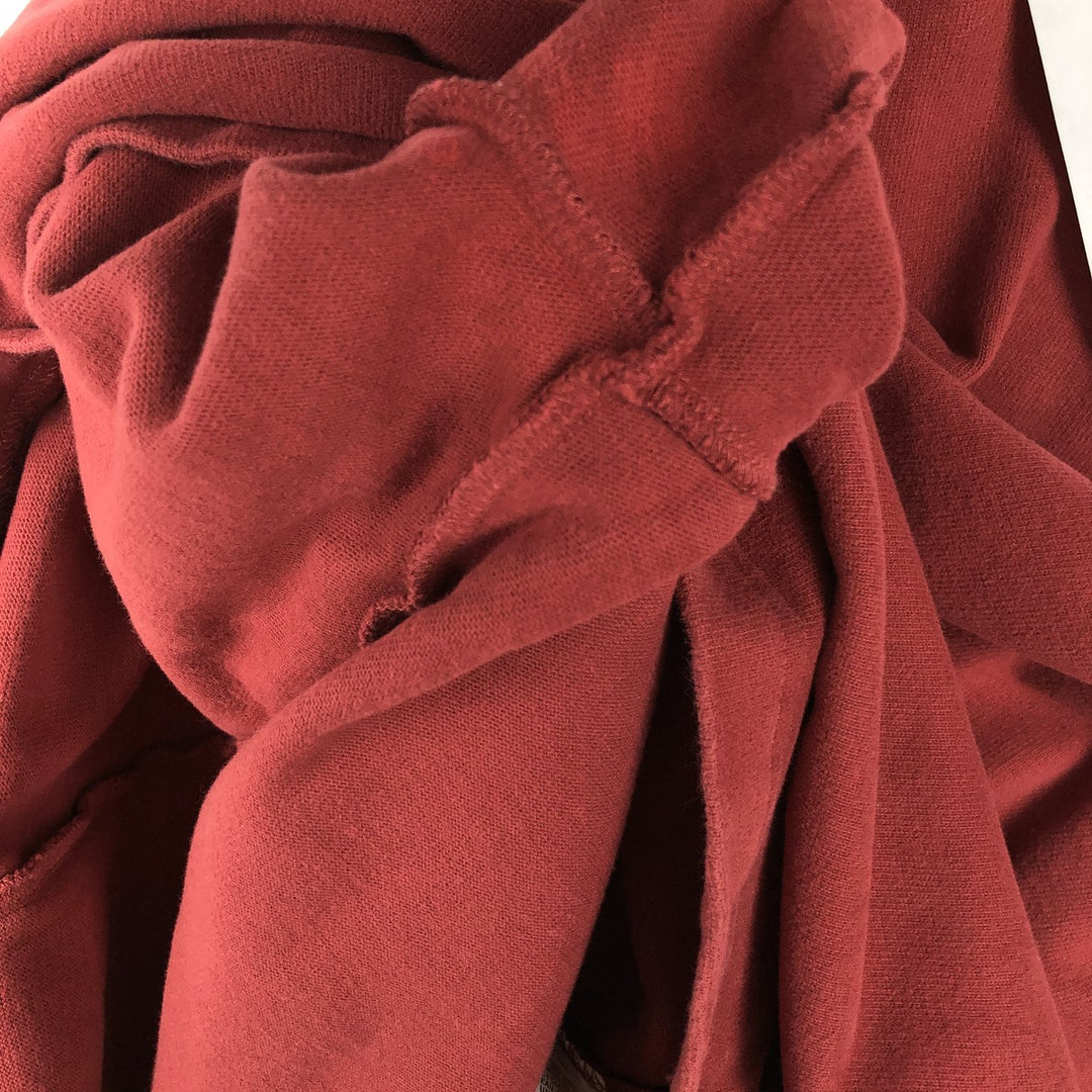 90s-00'S Timberland V-neck Long-sleeve T-shirt, Men's Size M (approx.), Vintage cotton red type reddish brown Vintage Second Hand