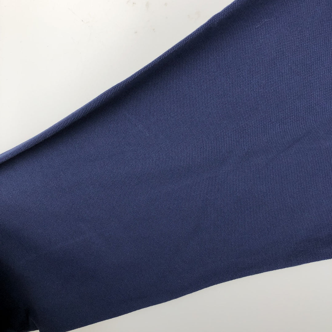 Ralph Lauren POLO RALPH LAUREN Henley Neck Long-Sleeve T-Shirt (Men's Size XL) cotton navy blue type Vintage Second Hand