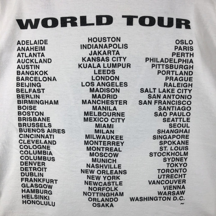 Gildan LANY Long-Sleeve Band T-Shirt (Men's Size L) cotton white type Vintage Second Hand