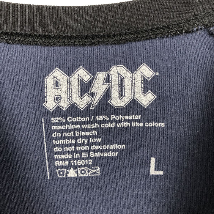 AC cotton navy blue type Vintage Second Hand