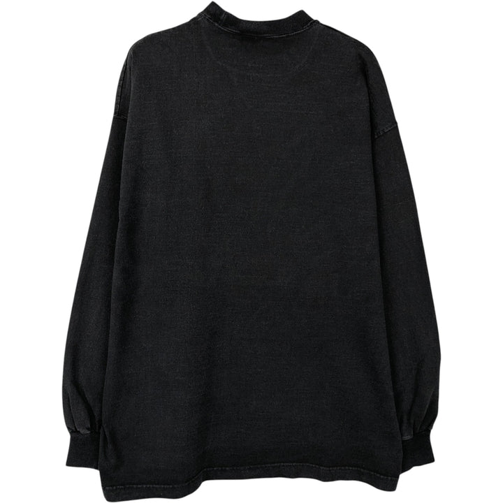 90'S SIGNAL SPORTS Long-Sleeve T-Shirt, Made in USA, Men's XL equivalent, Vintage cotton black type Vintage Second Hand