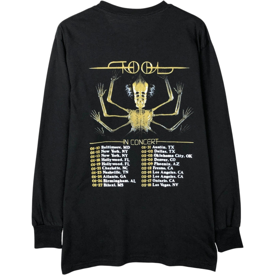 TOOL Long-Sleeve Band T-Shirt (Men's Size S) unclear black type Vintage Second Hand