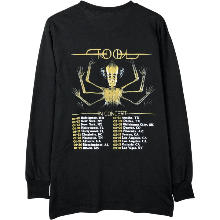 TOOL Long-Sleeve Band T-Shirt (Men's Size S) unclear black type Vintage Second Hand