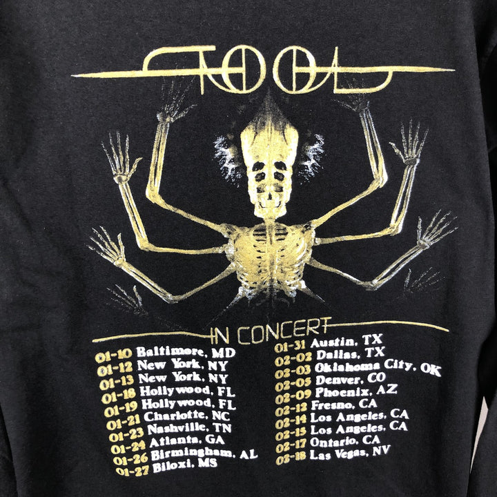 TOOL Long-Sleeve Band T-Shirt (Men's Size S) unclear black type Vintage Second Hand