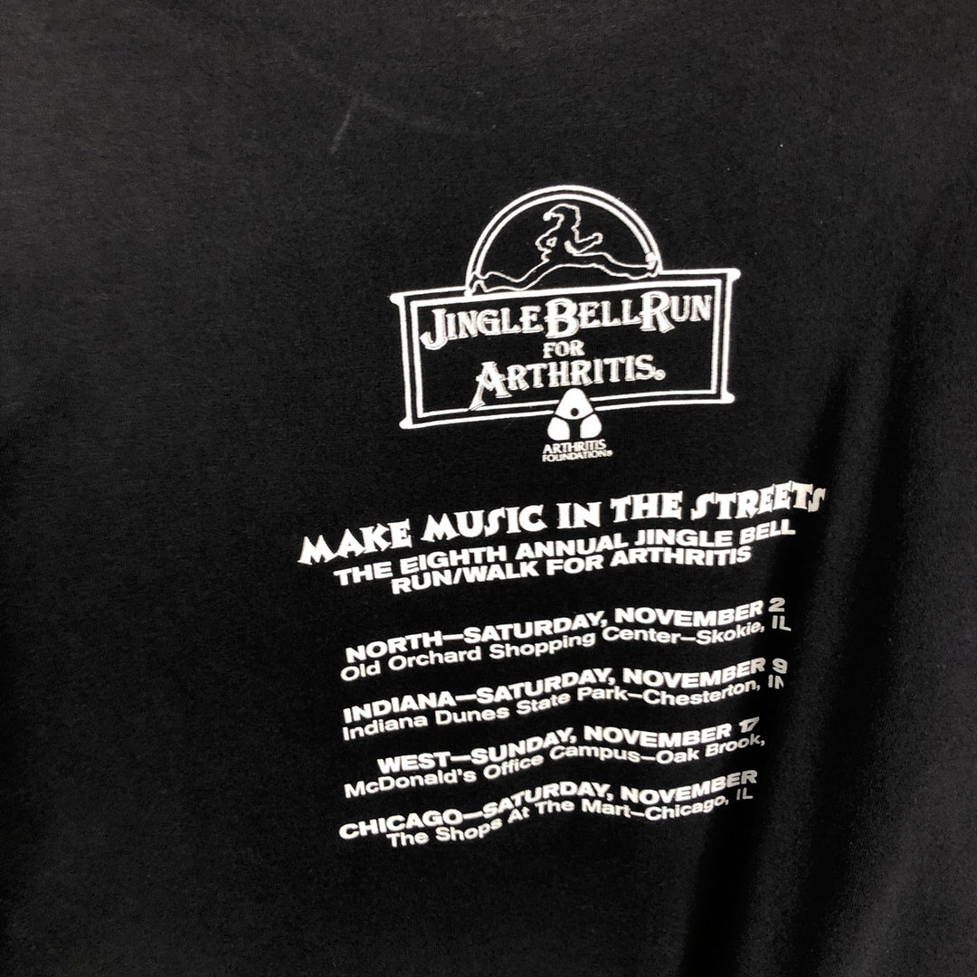 90'S Murina Long-Sleeve T-Shirt, Made in USA, Men's Size L (Equivalent), Vintage cotton black type Vintage Second Hand