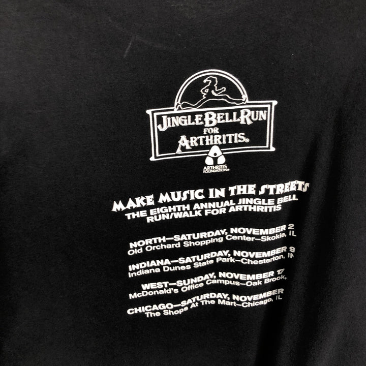 90'S Murina Long-Sleeve T-Shirt, Made in USA, Men's Size L (Equivalent), Vintage cotton black type Vintage Second Hand