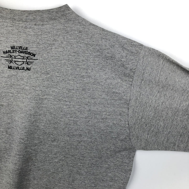 Harley-Davidson Motorcycle Long Sleeve T-Shirt, Men's Size L unclear gray type Vintage Second Hand