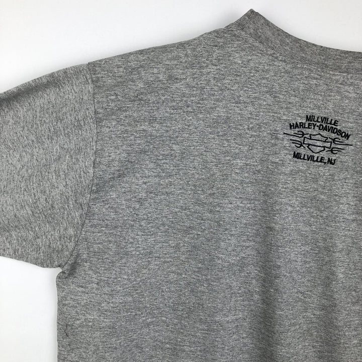 Harley-Davidson Motorcycle Long Sleeve T-Shirt, Men's Size L unclear gray type Vintage Second Hand