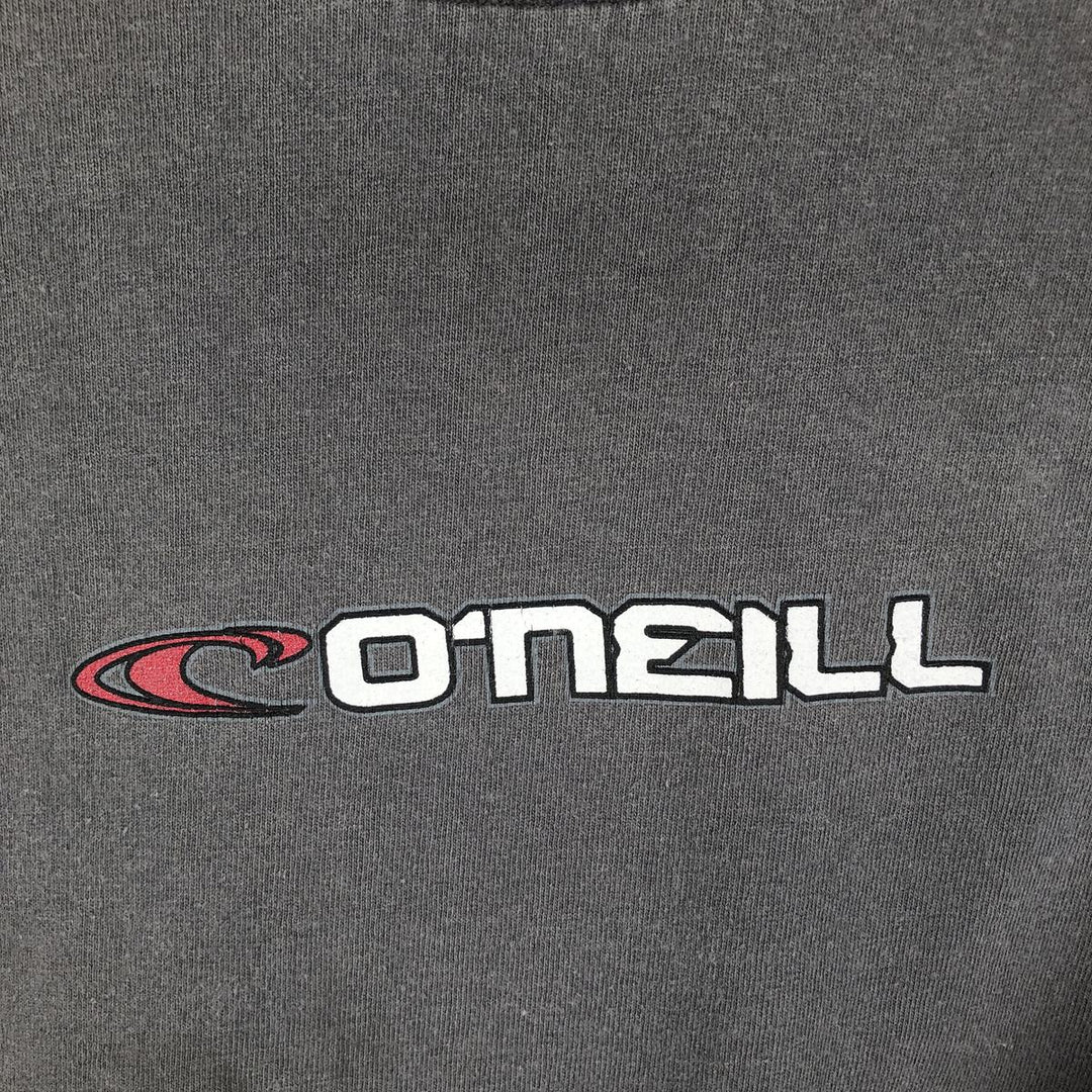 90s-00'S O'Neill surf skate long-sleeve t-shirt, men's size M equivalent. cotton gray type Vintage Second Hand