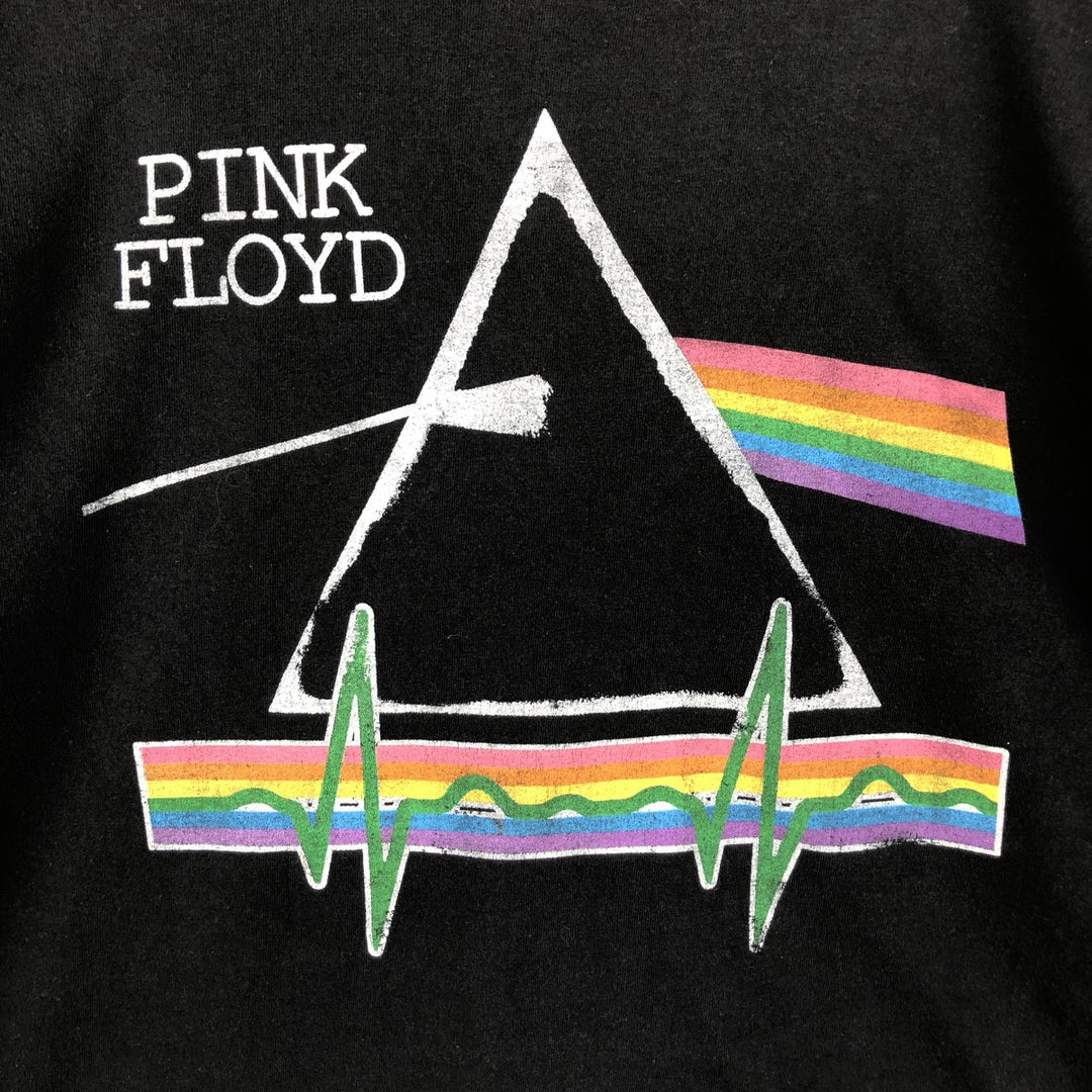 PINK FLOYD Long-Sleeve Band T-Shirt (Men's XL equivalent) cotton black type Vintage Second Hand