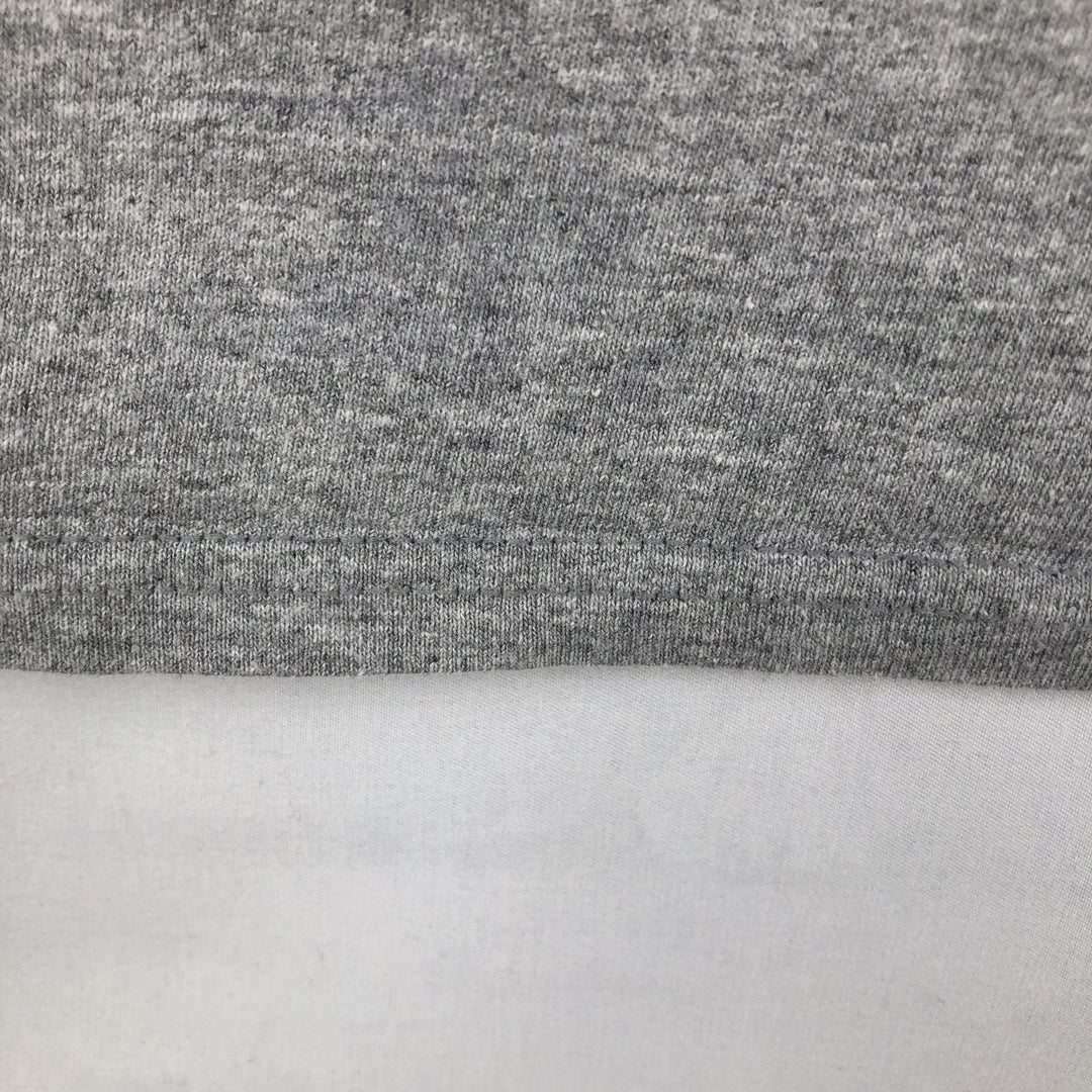 Simply Southern Animal Pattern Dog Print Long-Sleeve T-Shirt (Men's Size L) cotton gray type Vintage Second Hand