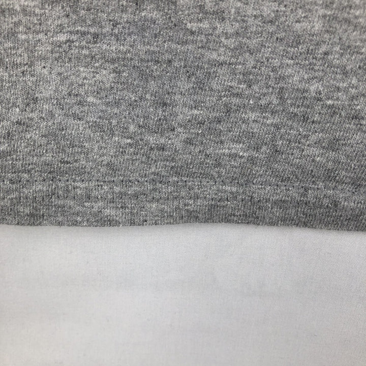 Simply Southern Animal Pattern Dog Print Long-Sleeve T-Shirt (Men's Size L) cotton gray type Vintage Second Hand