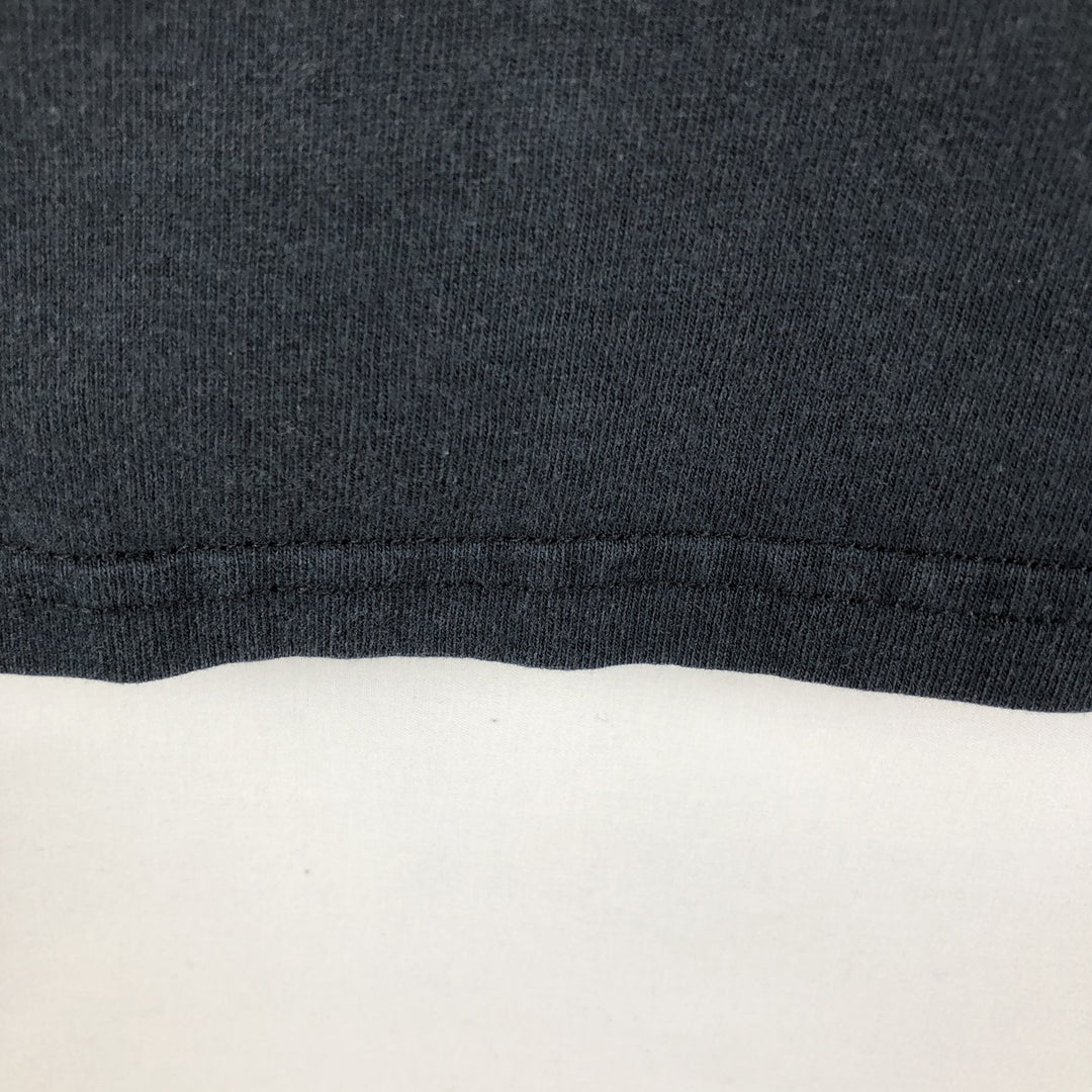 Gildan Fire Pattern Long-Sleeve T-Shirt (Men's XL equivalent) cotton black type Vintage Second Hand