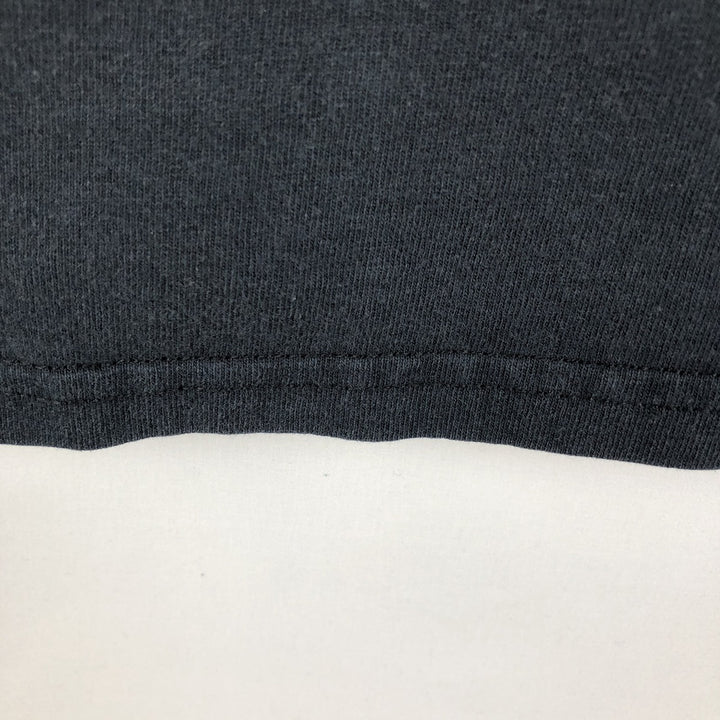 Gildan Fire Pattern Long-Sleeve T-Shirt (Men's XL equivalent) cotton black type Vintage Second Hand