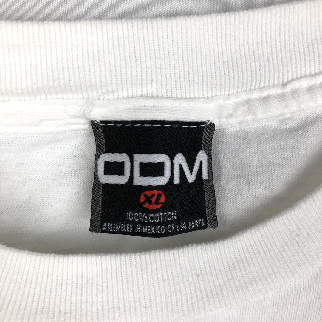 2000'S ODM Orange County Choppers Tribal Motorcycle Long-Sleeve T-Shirt (Men's XL equivalent) cotton white type Vintage Second Hand