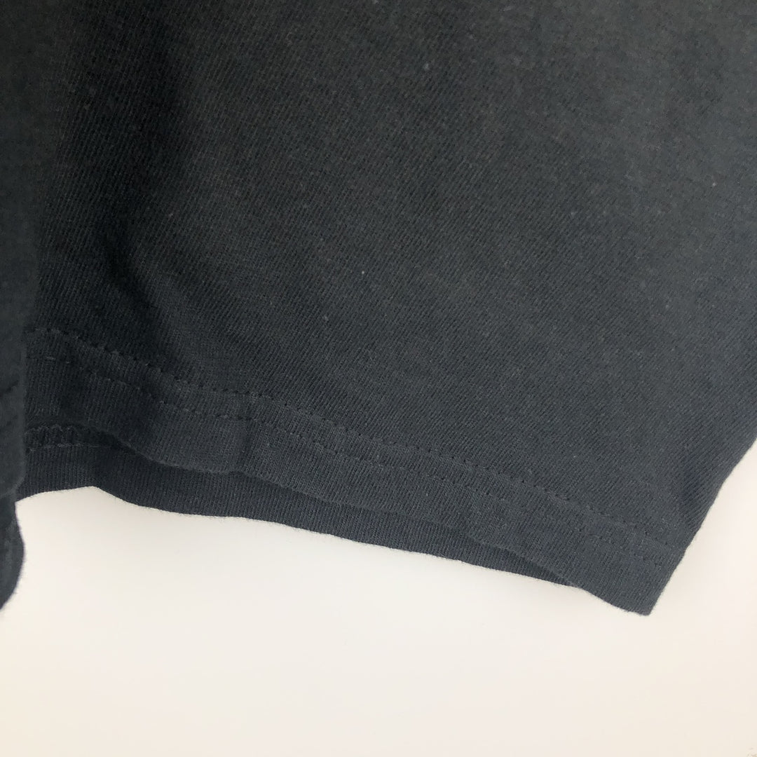 2000'S Hanes BEEFY-T Blue Tag Orange County Choppers Motorcycle Long-Sleeve T-Shirt (Men's Size L) cotton black type Vintage Second Hand
