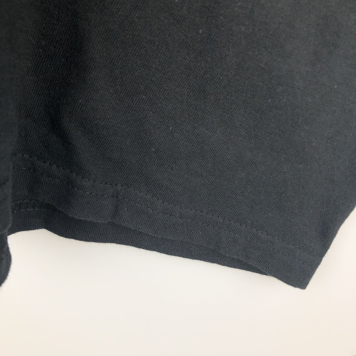 2000'S Hanes BEEFY-T Blue Tag Orange County Choppers Motorcycle Long-Sleeve T-Shirt (Men's Size L) cotton black type Vintage Second Hand