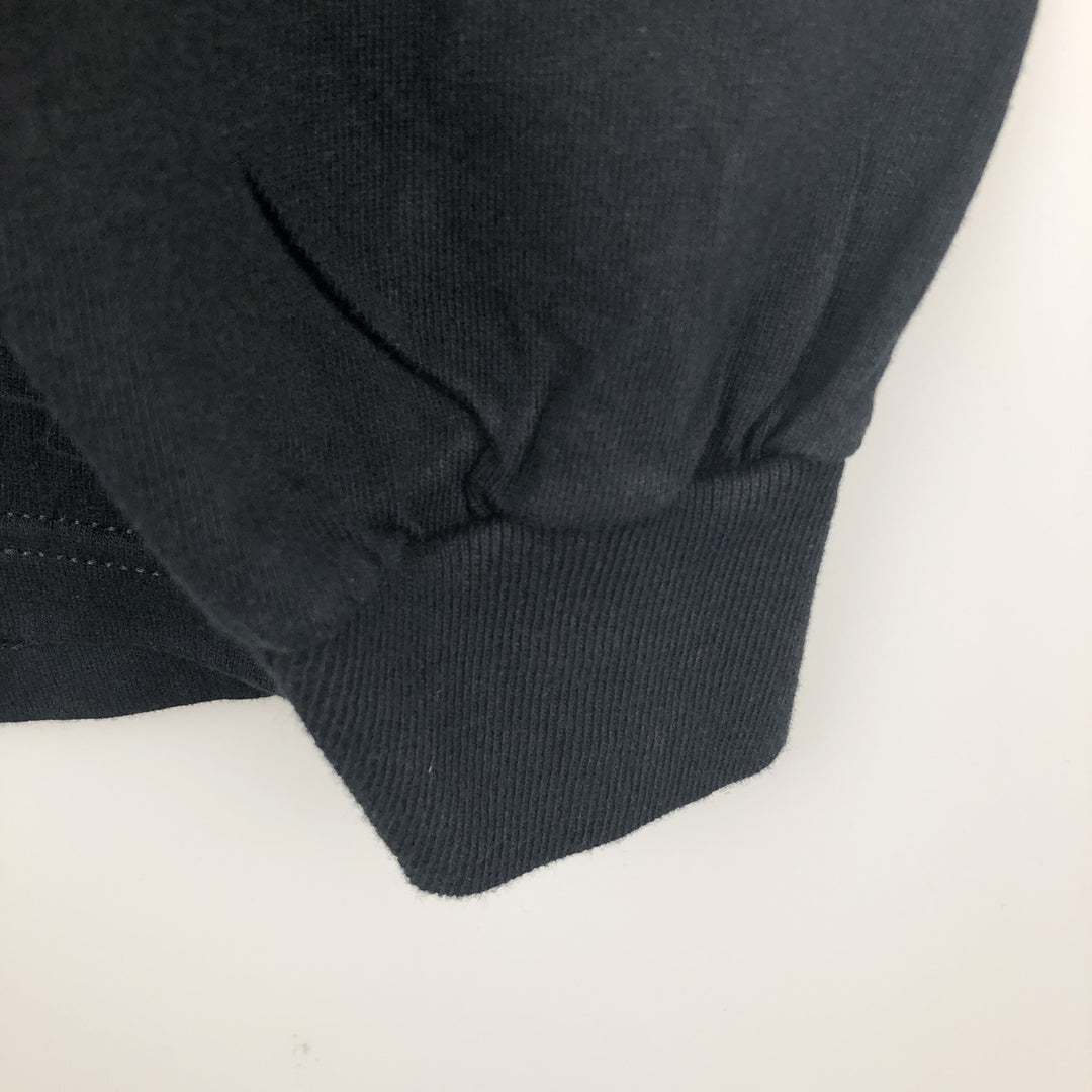 2000'S Fruit of the Loom Heavy Cotton Microsoft Mac Advertisement Long-Sleeve T-Shirt (Men's Size L) cotton black type Vintage Second Hand