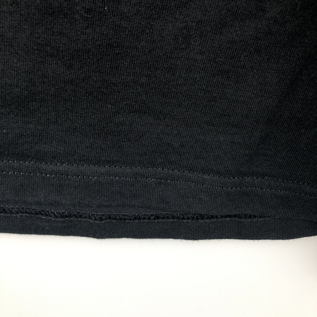 2000'S Fruit of the Loom Heavy Cotton Microsoft Mac Advertisement Long-Sleeve T-Shirt (Men's Size L) cotton black type Vintage Second Hand