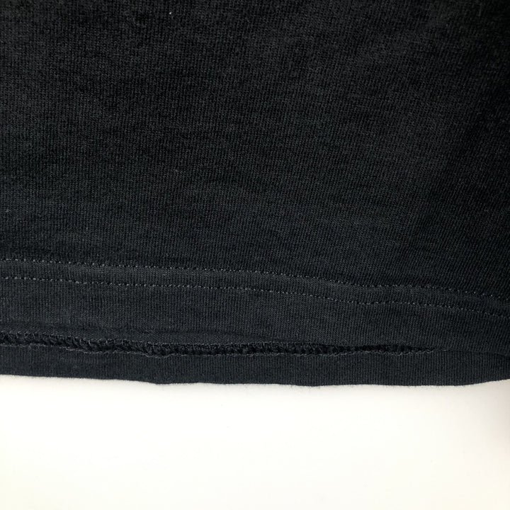 2000'S Fruit of the Loom Heavy Cotton Microsoft Mac Advertisement Long-Sleeve T-Shirt (Men's Size L) cotton black type Vintage Second Hand
