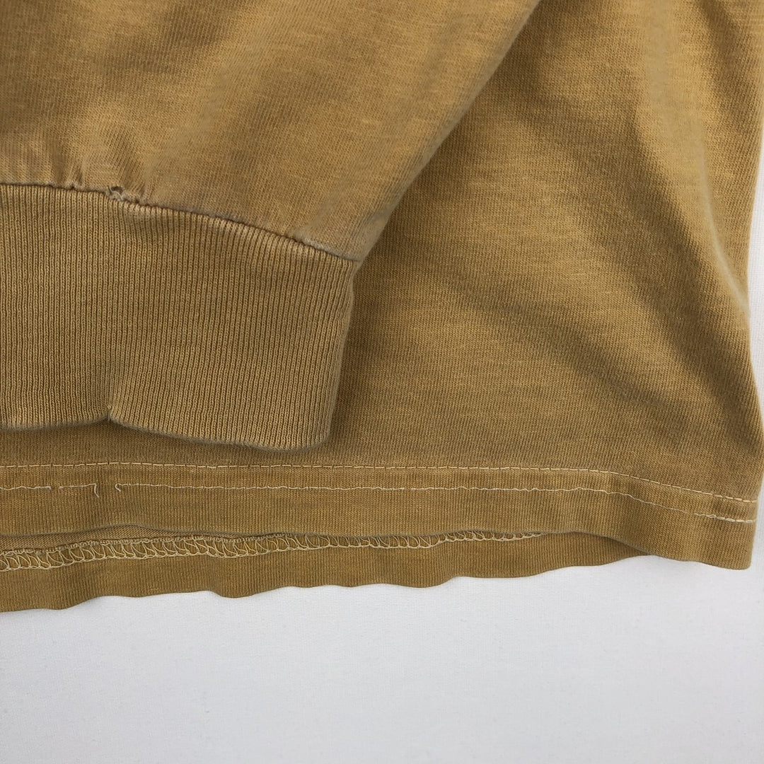 2000'S Harley-Davidson American flag pattern motorcycle long-sleeved T-shirt (Men's size L equivalent) cotton Beige type Vintage Second Hand