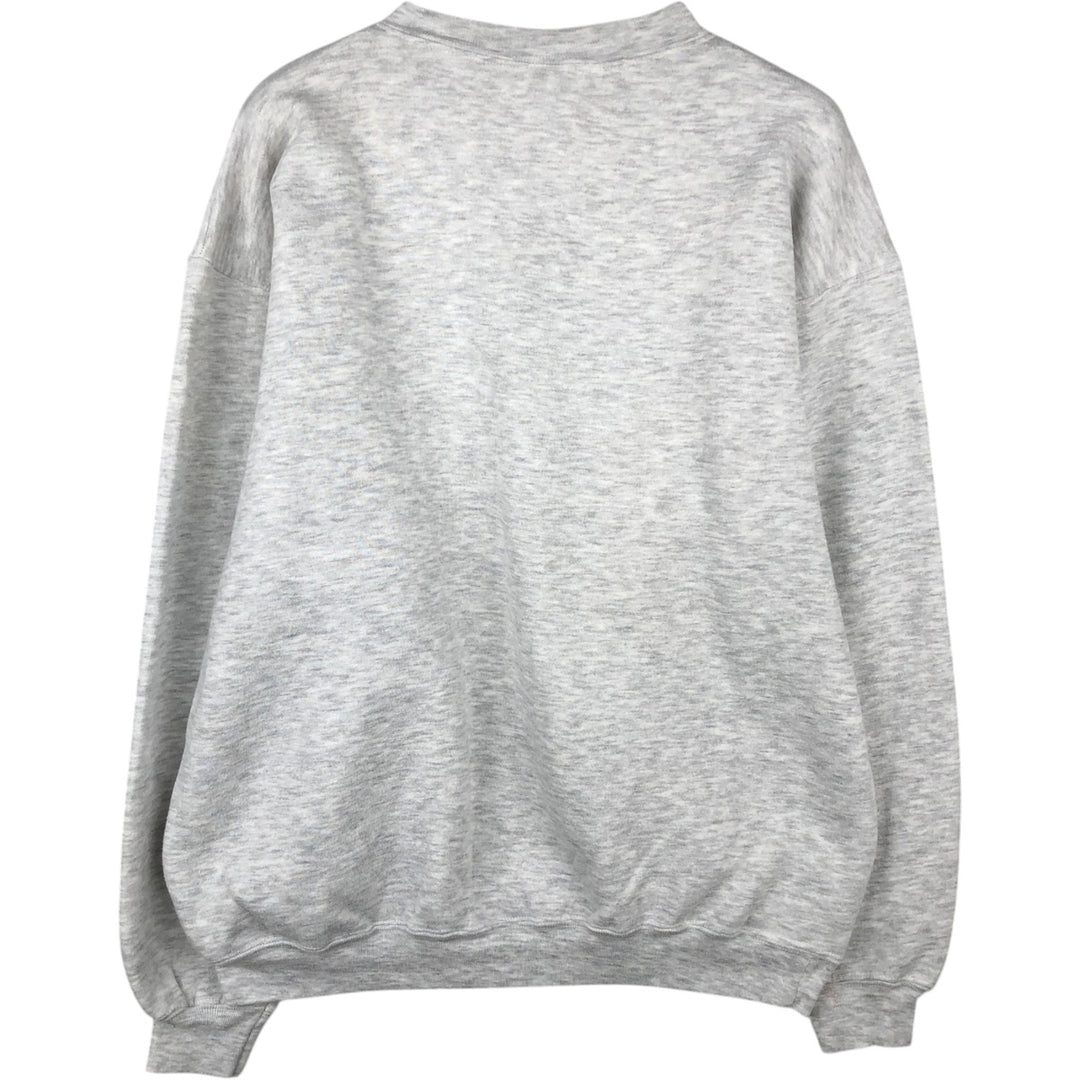 90'S ALORE Bird Print Animal Sweatshirt, Made in USA, Men's XL equivalent, Vintage cotton gray type Vintage Second Hand